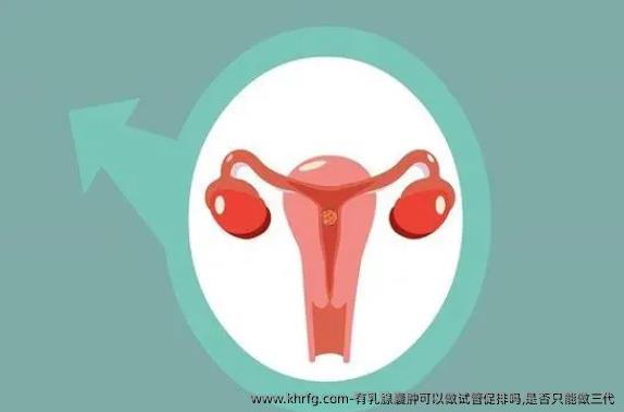 有乳腺囊肿可以做试管促排吗,是否只能做三代